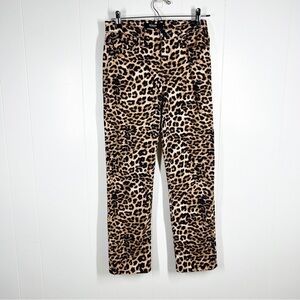 Hudson Cheetah Print Nico Cigarette Jeans Size 25